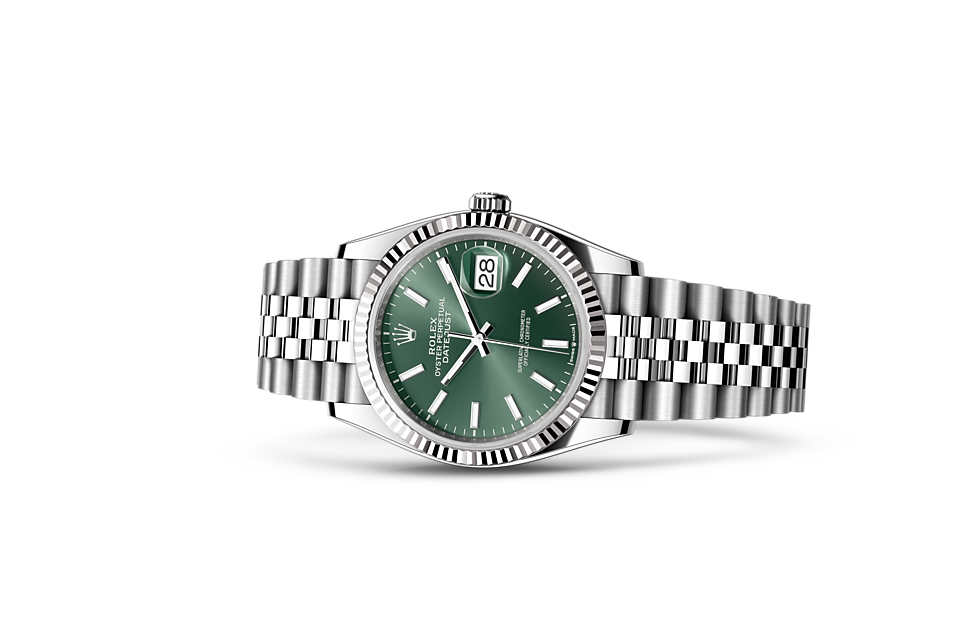 PKStockX Rolex Datejust 36 Oyster-36 mm-Oystersteel and White Gold Reference 126234 m126234-0051