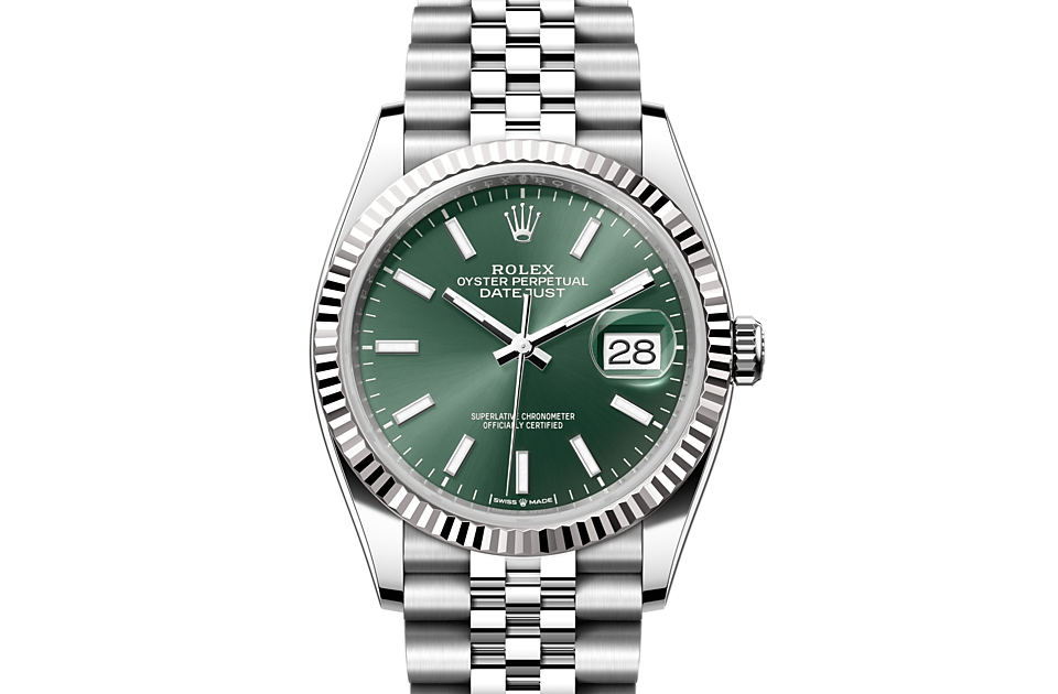 PKStockX Rolex Datejust 36 Oyster-36 mm-Oystersteel and White Gold Reference 126234 m126234-0051