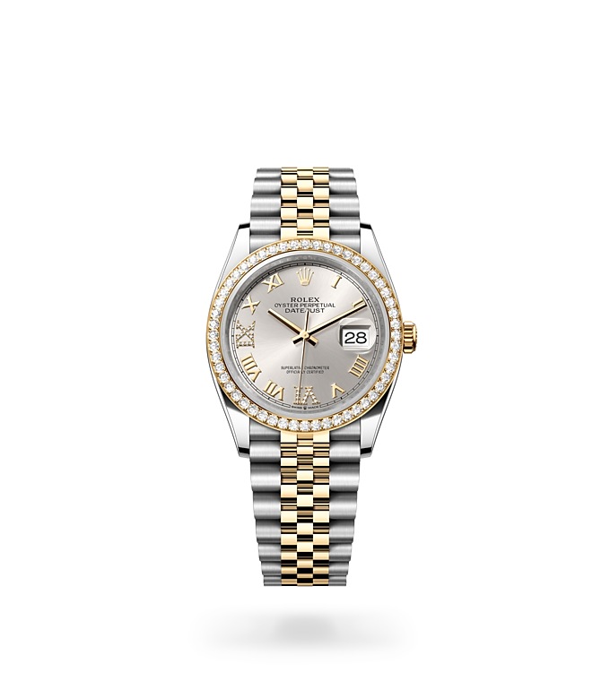 PKStockX Rolex Datejust 36 Oyster-36 mm-Oystersteel and Yellow Gold and Diamonds Reference 126283RBR m126283RBR-0017