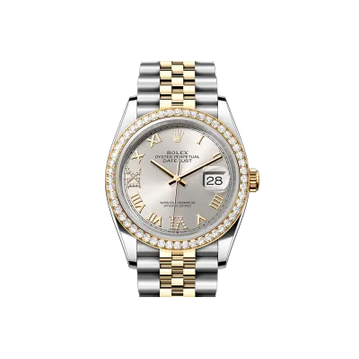 PKStockX Rolex Datejust 36 Oyster-36 mm-Oystersteel and Yellow Gold and Diamonds Reference 126283RBR m126283RBR-0017 01