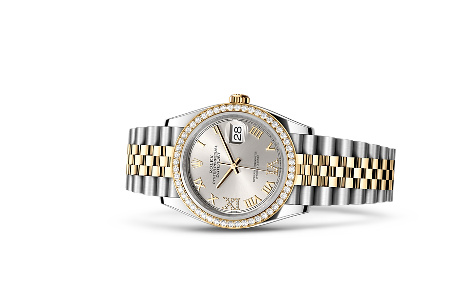 PKStockX Rolex Datejust 36 Oyster-36 mm-Oystersteel and Yellow Gold and Diamonds Reference 126283RBR m126283RBR-0017