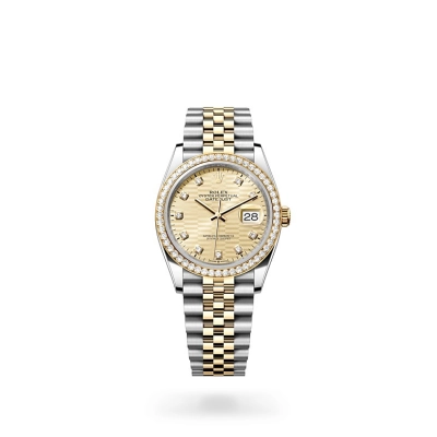 PKStockX Rolex Datejust 36 Oyster-36 mm-Oystersteel and Yellow Gold and Diamonds Reference 126283RBR m126283RBR-0031 02