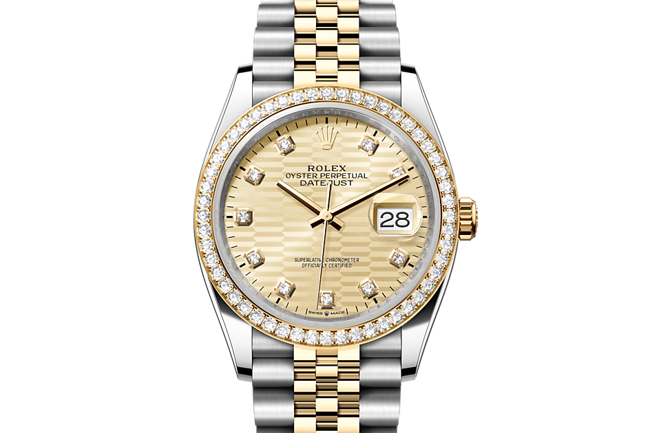 PKStockX Rolex Datejust 36 Oyster-36 mm-Oystersteel and Yellow Gold and Diamonds Reference 126283RBR m126283RBR-0031
