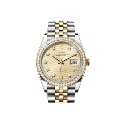 PKStockX Rolex Datejust 36 Oyster-36 mm-Oystersteel and Yellow Gold and Diamonds Reference 126283RBR m126283RBR-0031 01