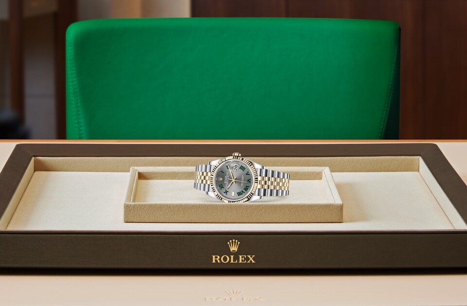 PKStockX Rolex Datejust 36 Oyster-36 mm-Oystersteel and Yellow Gold Reference 126233 m126233-0035