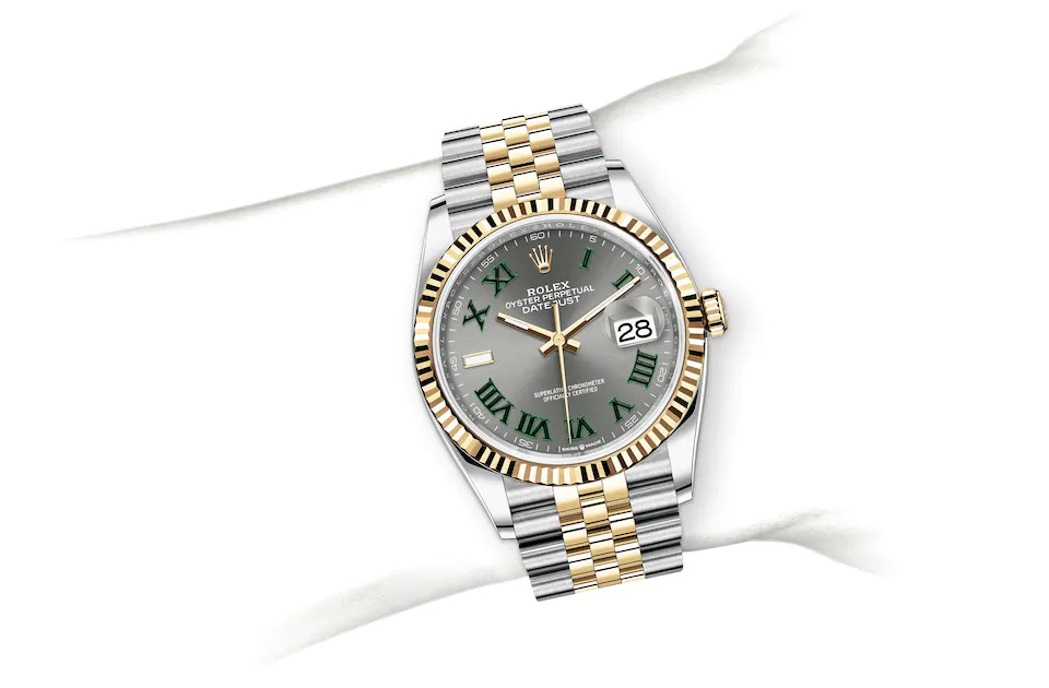 PKStockX Rolex Datejust 36 Oyster-36 mm-Oystersteel and Yellow Gold Reference 126233 m126233-0035