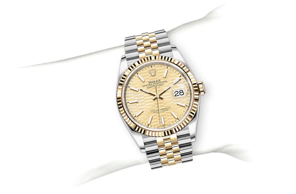 PKStockX Rolex Datejust 36 Oyster-36 mm-Oystersteel and Yellow Gold Reference 126233 m126233-0039
