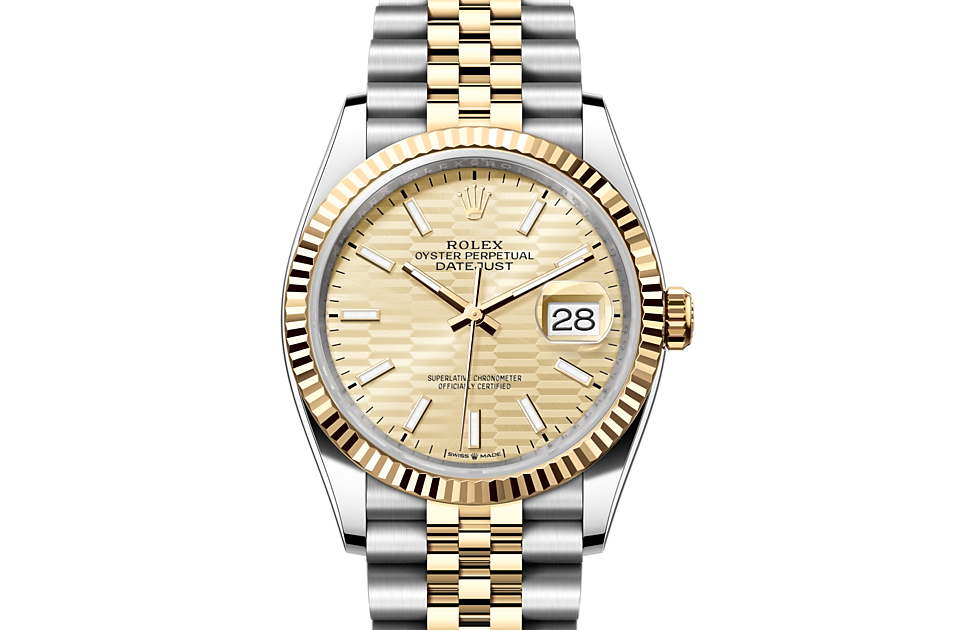 PKStockX Rolex Datejust 36 Oyster-36 mm-Oystersteel and Yellow Gold Reference 126233 m126233-0039