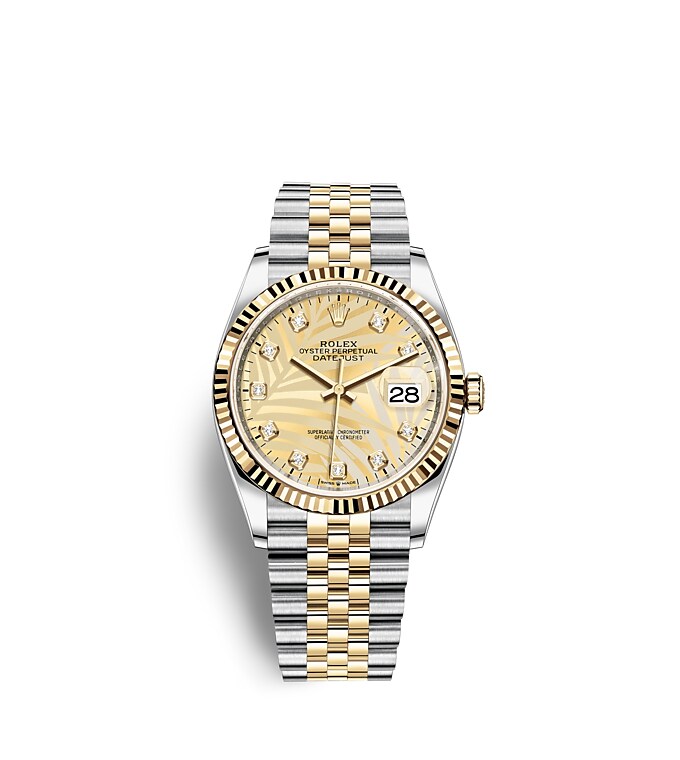 PKStockX Rolex Datejust 36 Oyster-36 mm-Oystersteel and Yellow Gold Reference 126233 m126233-0043