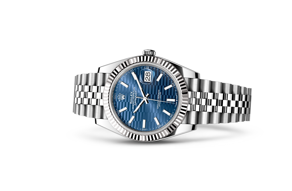 PKStockX Rolex Datejust 41 Oyster-41 mm-Oystersteel and White Gold Reference 126334 m126334-0032