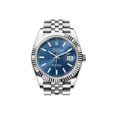 PKStockX Rolex Datejust 41 Oyster-41 mm-Oystersteel and White Gold Reference 126334 m126334-0032 01