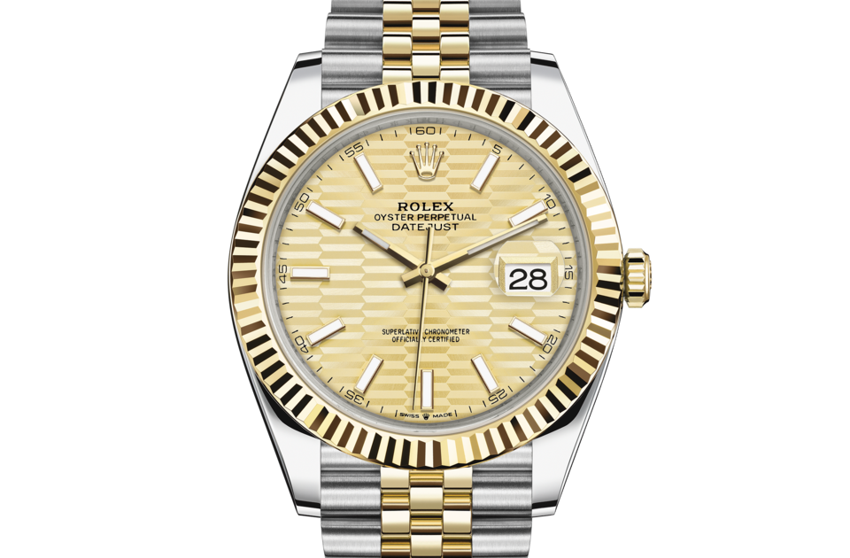 PKStockX Rolex Datejust 41 Oyster-41 mm-Oystersteel and Yellow Gold Reference 126333 m126333-0022