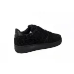 PK GOD BATCH LOUIS VUITTON x Nike Air Force 1 All Black 1A9VD7