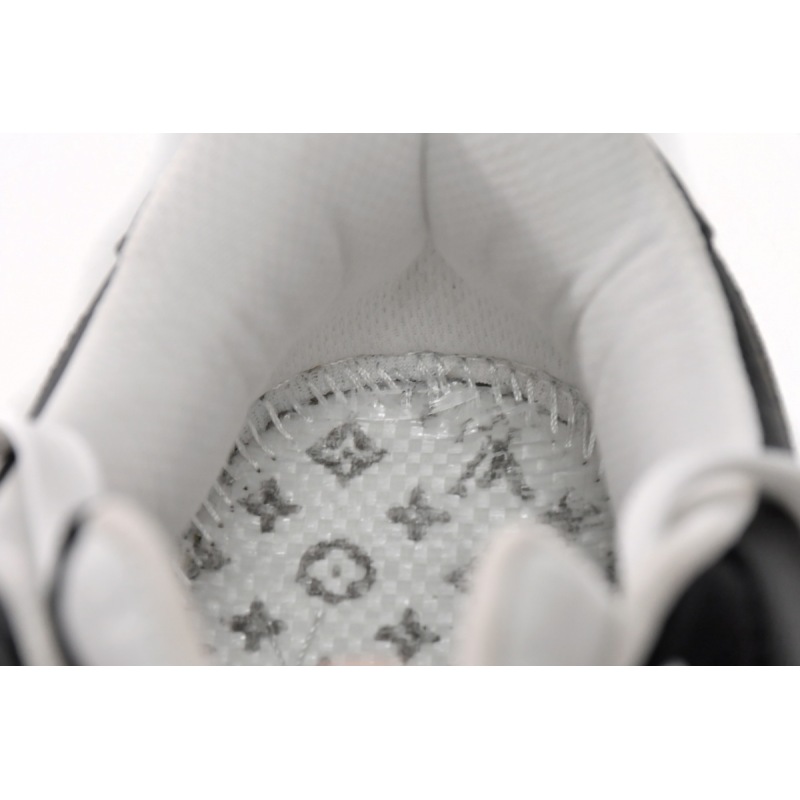 PK God Batch LOUIS VUITTON x Nike Air Force 1 Black White 7108-8