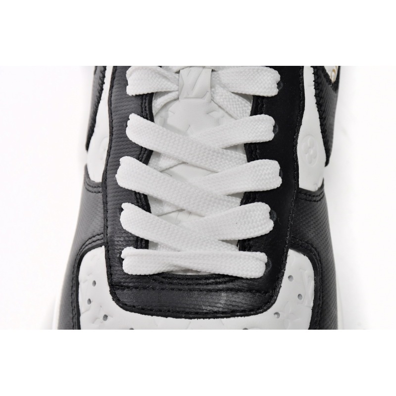 PK God Batch LOUIS VUITTON x Nike Air Force 1 Black White 7108-8