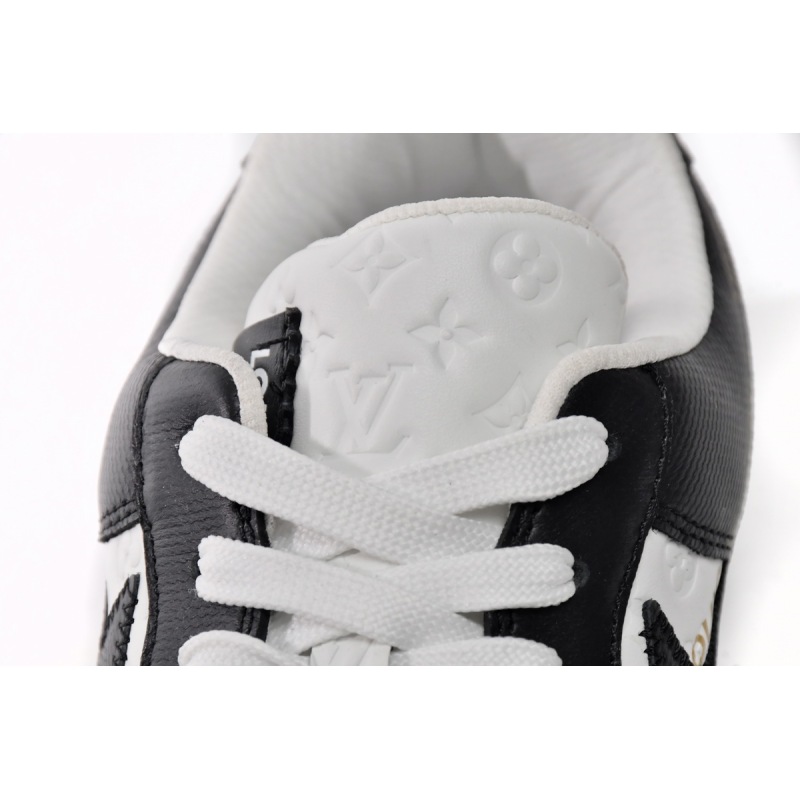 PK God Batch LOUIS VUITTON x Nike Air Force 1 Black White 7108-8