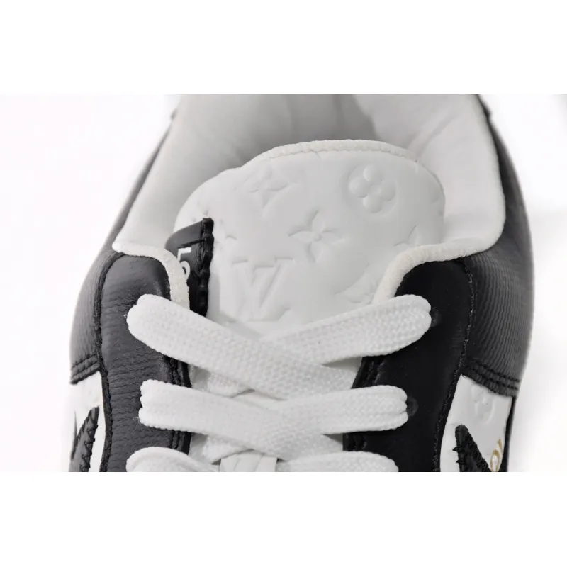 PK God Batch LOUIS VUITTON x Nike Air Force 1 Black White 7108-8