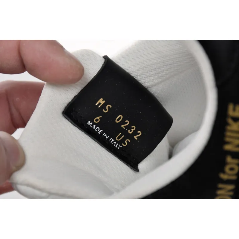 PK God Batch LOUIS VUITTON x Nike Air Force 1 Black White 7108-8