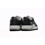 PK God Batch LOUIS VUITTON x Nike Air Force 1 Black White 7108-8