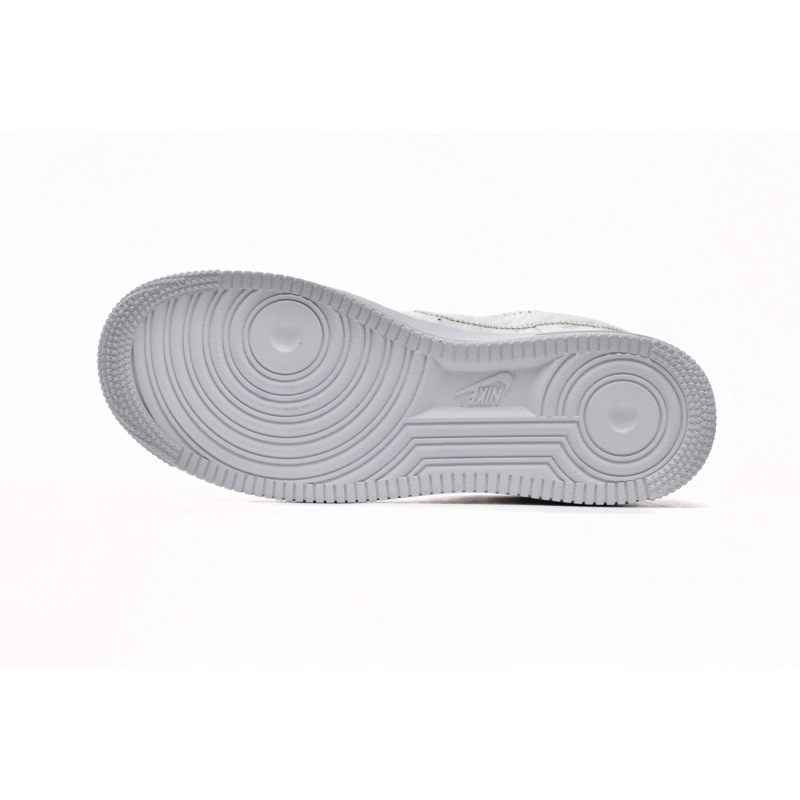PK God Batch LOUIS VUITTON x Nike Air Force 1 Triple White LK0221