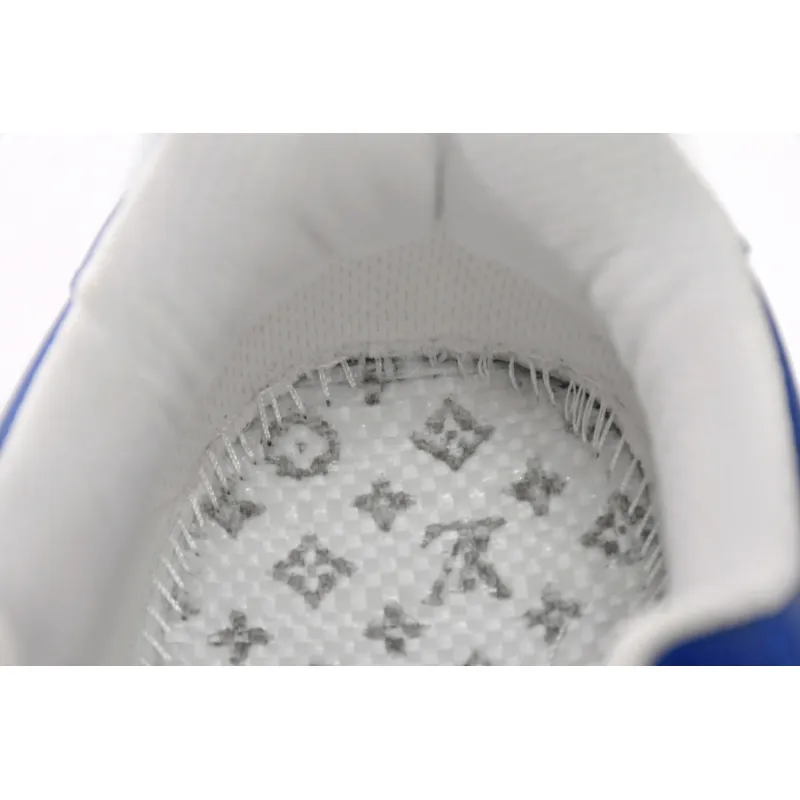 PK God Batch LOUIS VUITTON x Nike Air Force 1 White Blue 7108-5