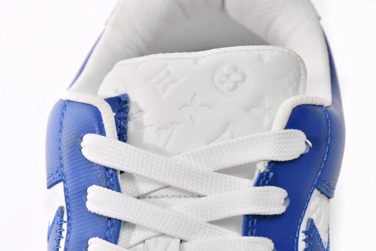 PK God Batch LOUIS VUITTON x Nike Air Force 1 White Blue 7108-5