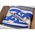 PK God Batch LOUIS VUITTON x Nike Air Force 1 White Blue 7108-5