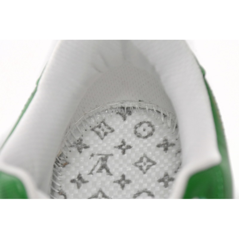 PK God Batch LOUIS VUITTON x Nike Air Force 1 White Green 7108-6