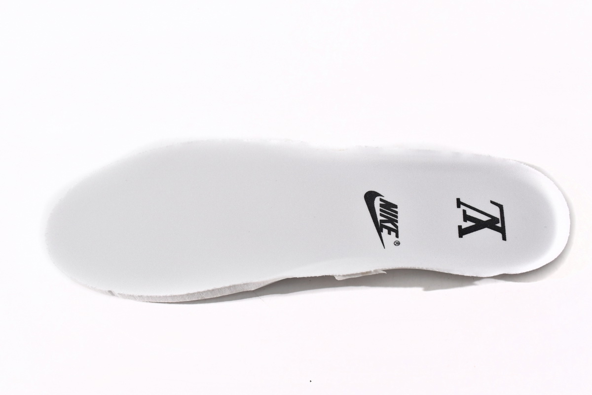 PK God Batch LOUIS VUITTON x Nike Air Force 1 White Green 7108-6