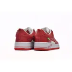 PK God Batch LOUIS VUITTON x Nike Air Force 1 White Red MS0232