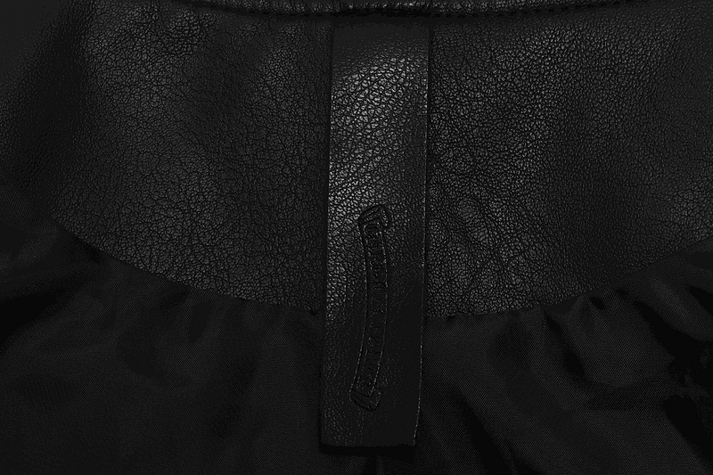 Chrome Hearts Black Silver Dagger Leather Jacket