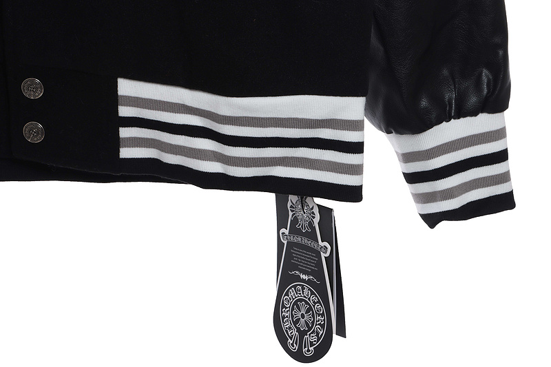Chrome Hearts Horse Shoe Embroidery Patch Varsity Jacket