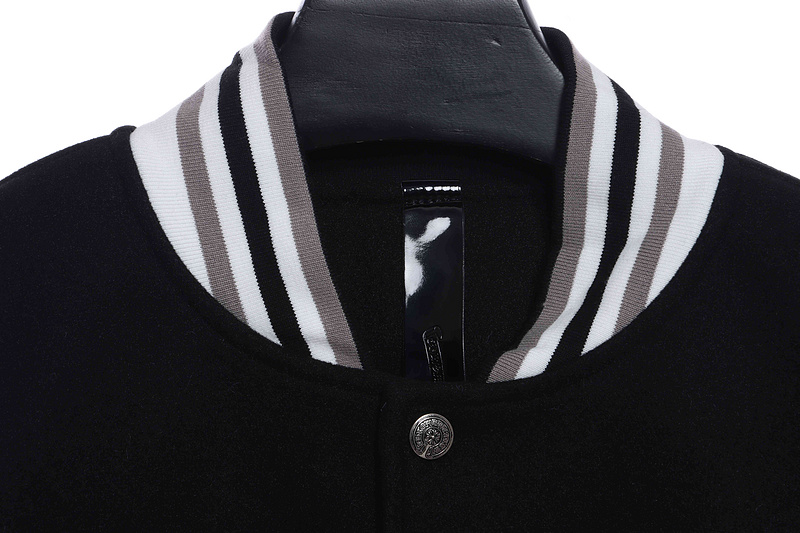Chrome Hearts Horse Shoe Embroidery Patch Varsity Jacket