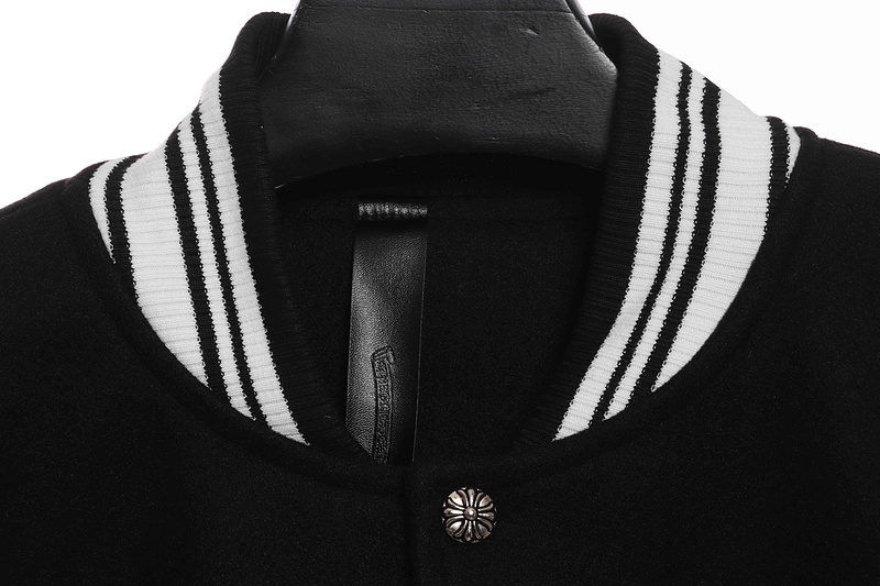 Chrome Hearts Cemetry Cross Logo Varsity Jacket