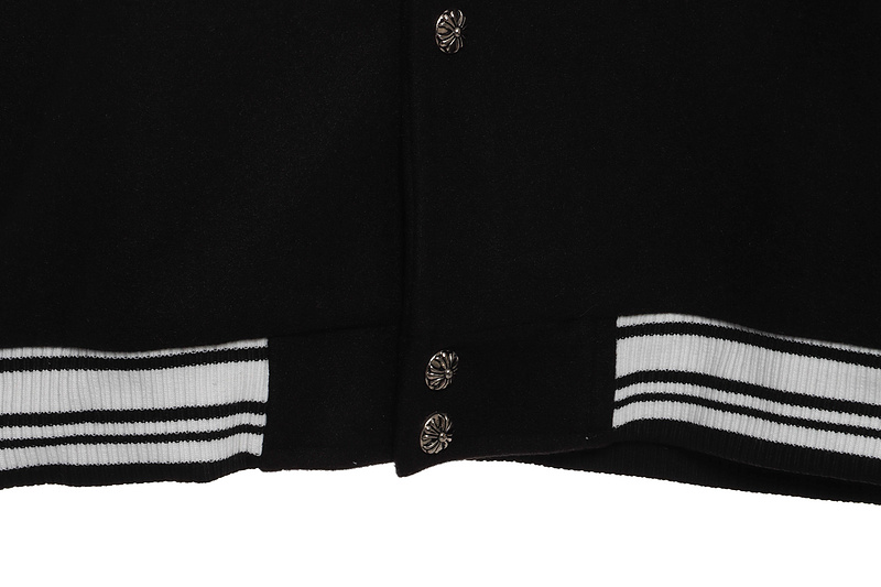 Chrome Hearts Cemetry Cross Logo Varsity Jacket