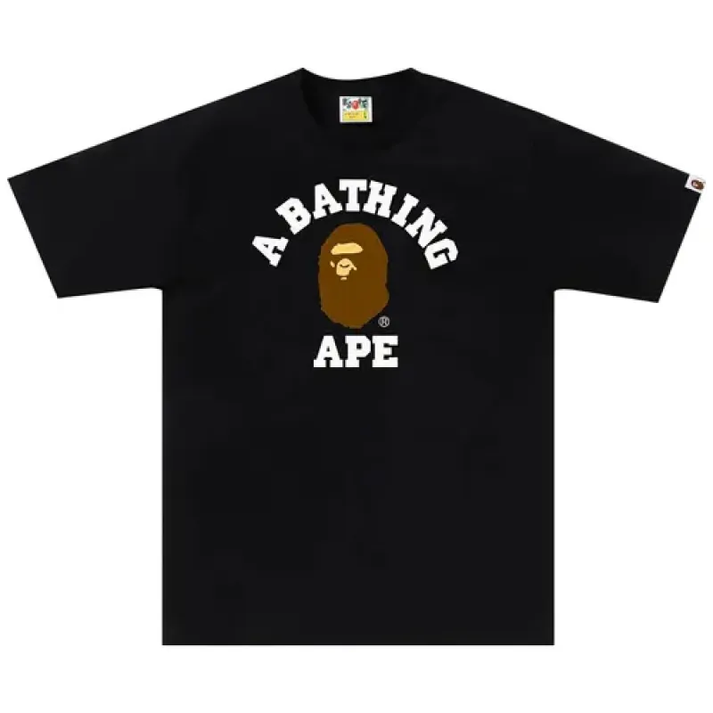 BAPE College Tee Black