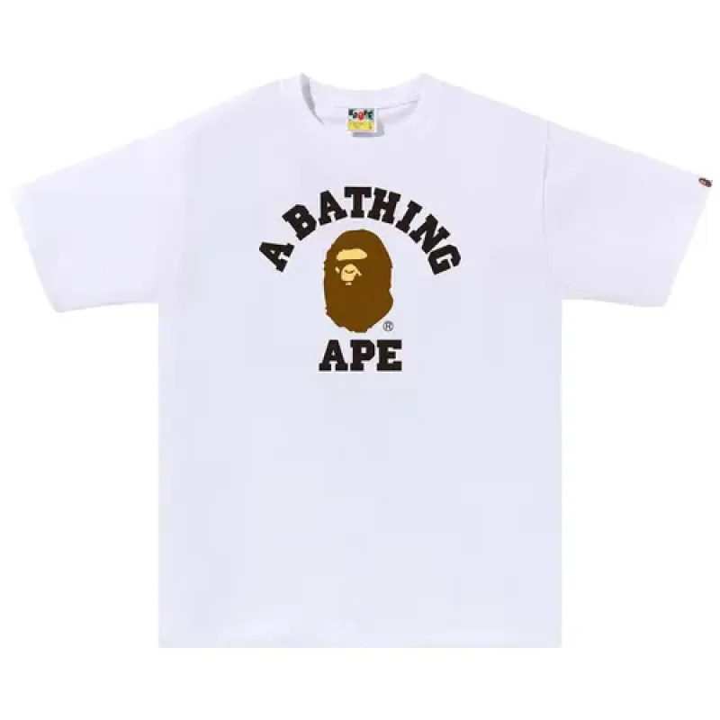 BAPE College Tee White