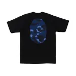 BAPE Color Camo Big Ape Head Tee Black/Navy