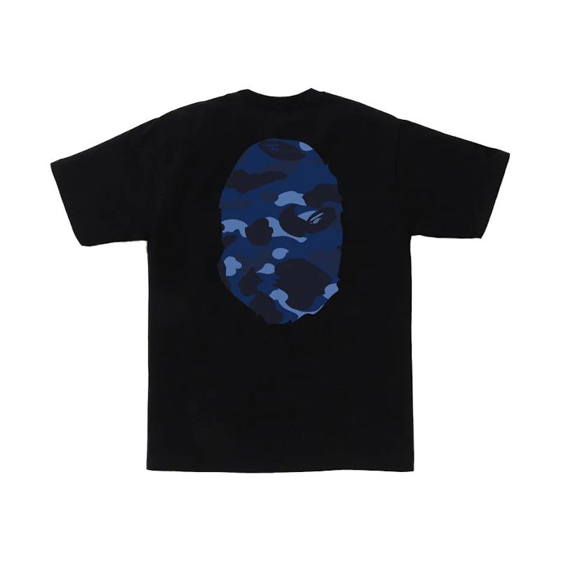 BAPE Color Camo Big Ape Head Tee Black/Navy
