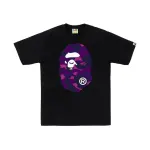 BAPE Color Camo Big Ape Head Tee Black/Purple