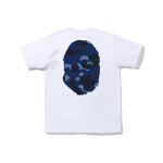 BAPE Color Camo Big Ape Head Tee White Blue