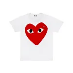Comme des Garcons Play Red Heart Emblem T-shirt White