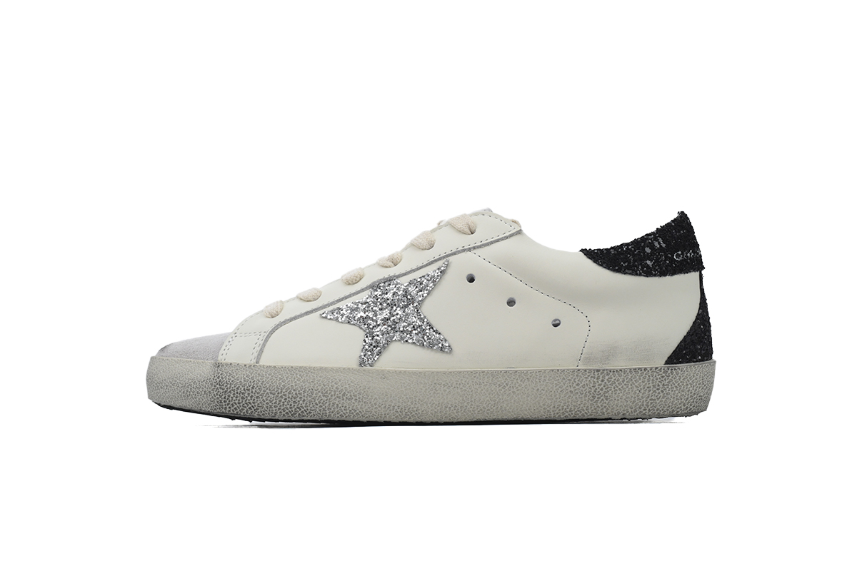 Golden Goose Super Star Black Heel