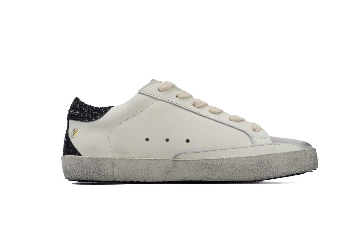Golden Goose Super Star Black Heel