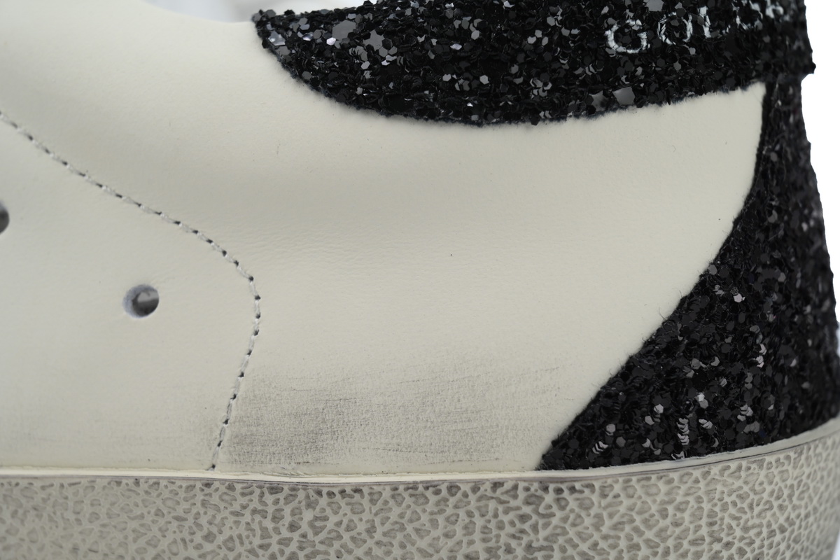 Golden Goose Super Star Black Heel