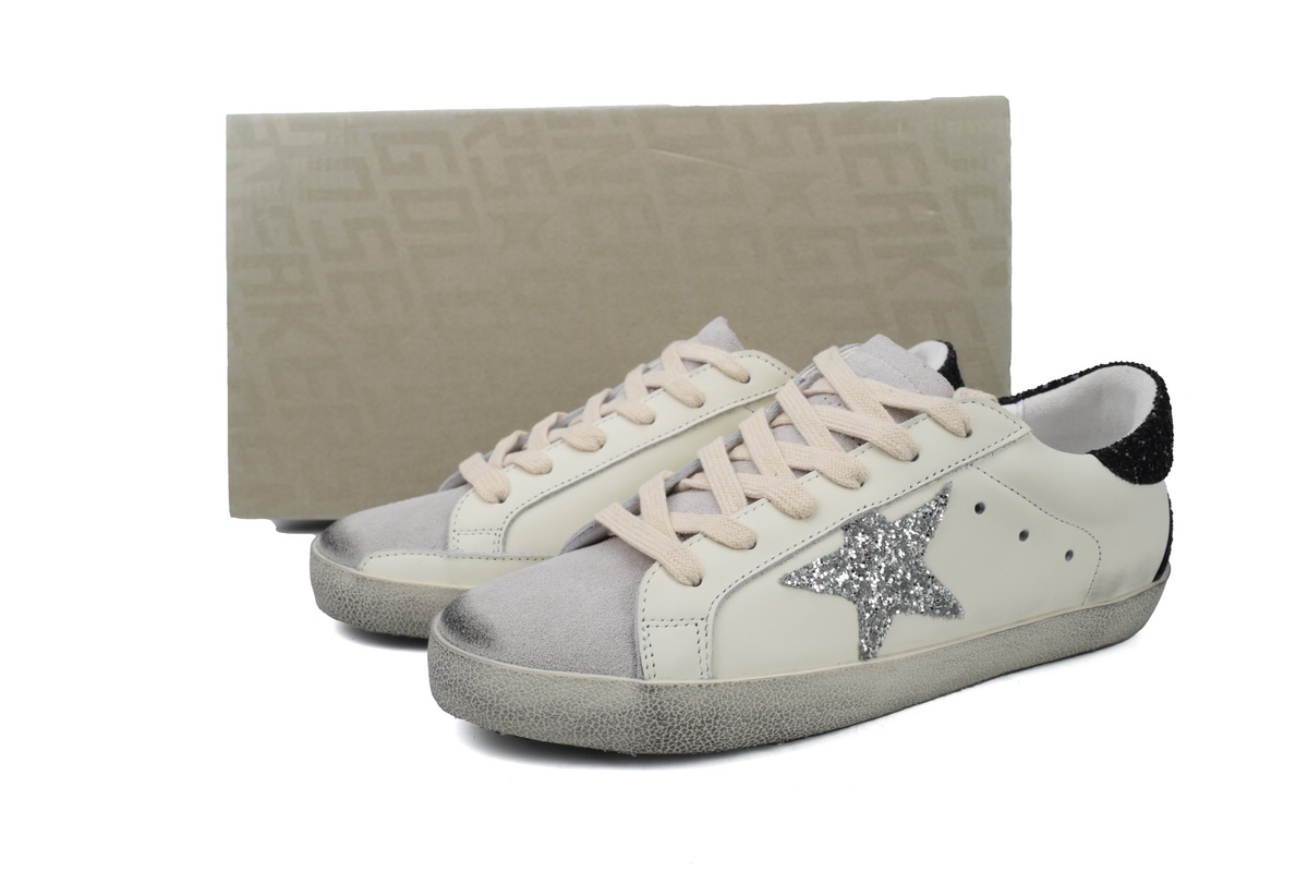 Golden Goose Super Star Black Heel