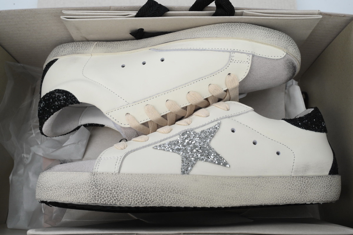 Golden Goose Super Star Black Heel
