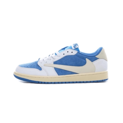 Travis Scott x Fragment x Nike Air Jordan 1 Low “UNC Blue” 01