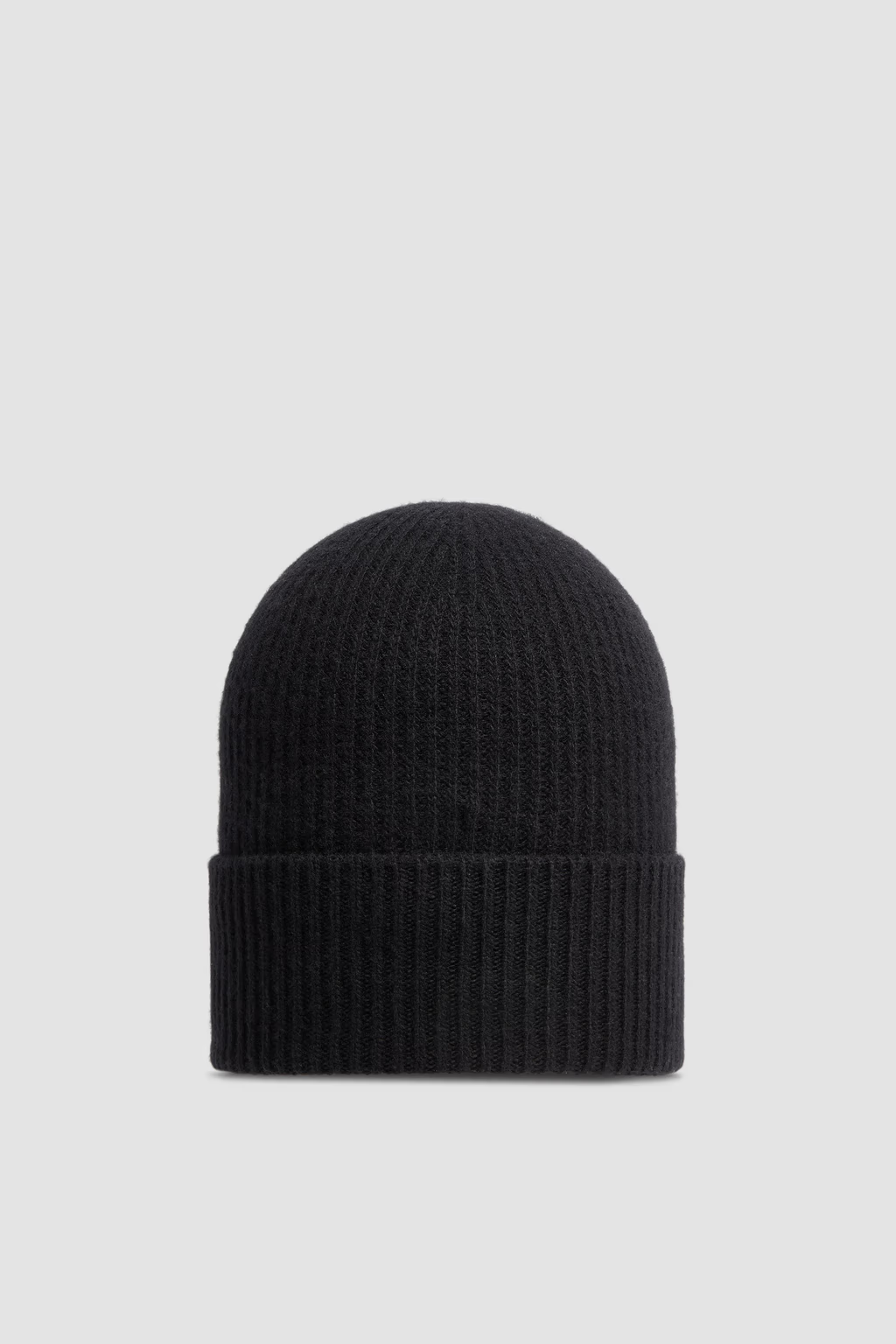 Moncler Cashmere & Wool Beanie Black