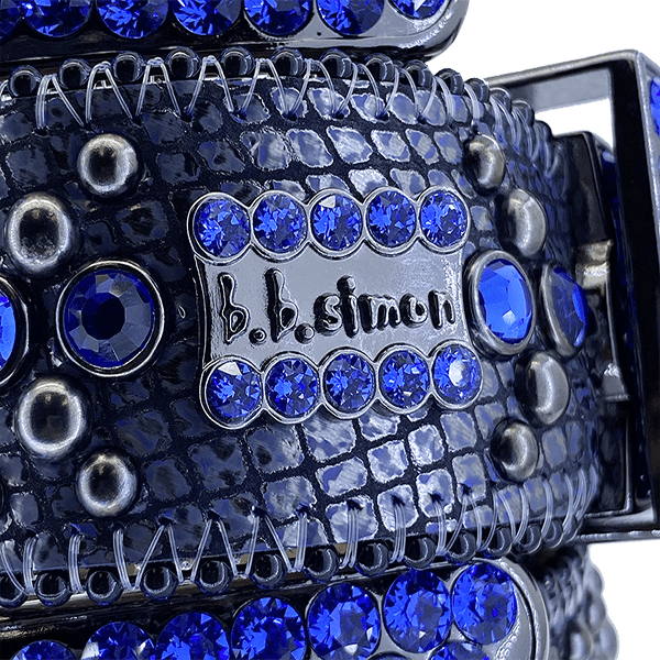 B.B. Simon Belt Blue